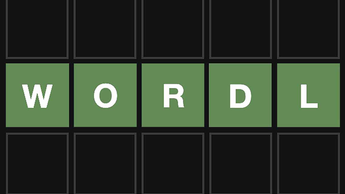 Tiles resembling the WORDLE game spelling "WORDL."